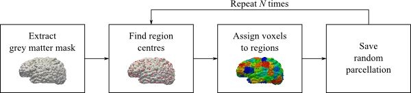 Poisson disk sampling of the brain